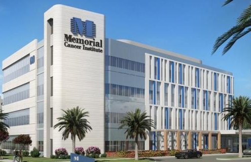 rendering of new Memorial Cancer Institute planned at 12235 Pines Blvd in Pembroke Pines