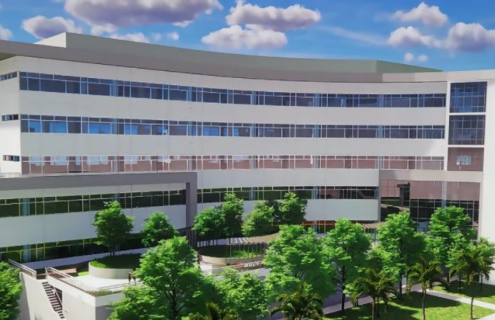 Architect's Rendering Of UF Health's Medical Tower In Northeast Florida 760x320