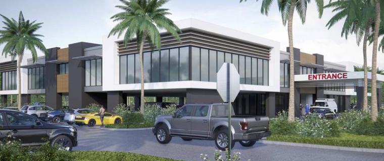 AJP Ventures' proposed medical office complex at 3500 and 3520 S.W. 107th Ave. in Miami-Dade County 760x320