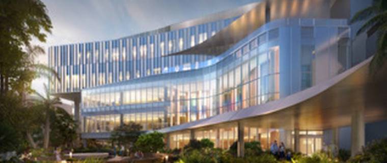 Rendering Of Nicklaus Children’s New Five-Story Surgical Tower 760x320