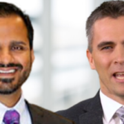 Neurosurgeon Ravi Gandhi, MD and urologist Javier Miller, MD 760x320