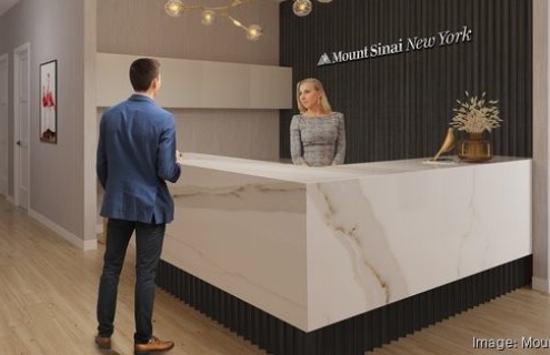 Mount Sinai New York-Concierge Care front desk area rendering 760x320