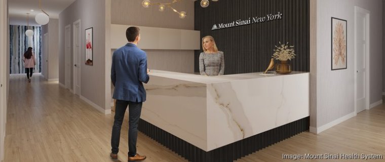 Mount Sinai New York-Concierge Care front desk area rendering 760x320