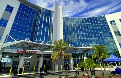 Main entrance of AdventHealth Palm Coast Parkway_Photo Credit Flagler Live 760x320