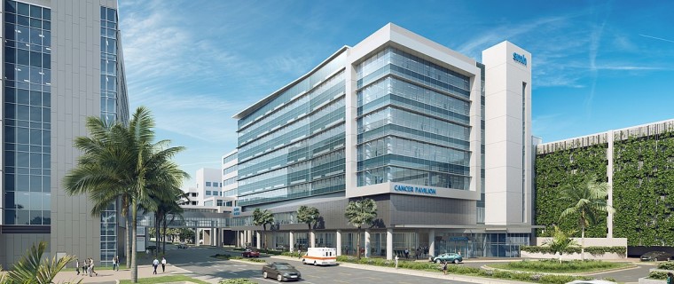 Rendering of Sarasota Memorial Hospital's New Cancer Pavilion 760x320