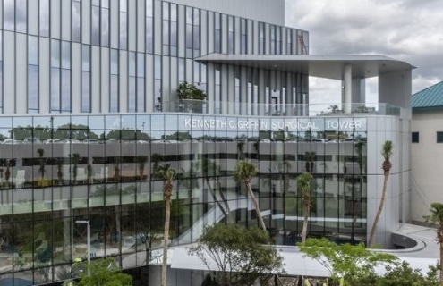 The new Kenneth C. Griffin Surgical Tower at Nicklaus Children's Hospital_Photo Credit SFBJ 760x320