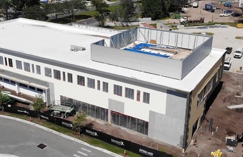 The Southeast Orthopedic Specialists clinic under construction at 45 Groover Loop in St. Augustine_Photo Credit Jax Daily Record 760x320