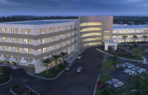Rendering of Palm Bay Hospital Expansion 760x320