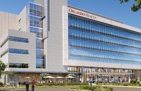 Rendering of new Watson Clinical Medical office building being built next to Orlando Health’s Lakeland Highlands Hospital_Image Credit Business Observer 760x320