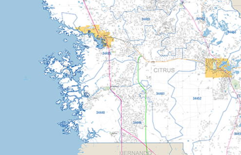 citrus county florida map 760x320