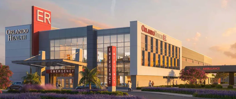 rendering of new orlandohealth hospital in viera_image credit orlando health 760x320