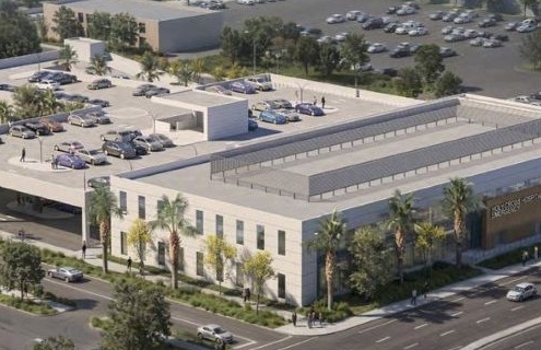 Rendering of Holy Cross Hospital Expansion at 200 E. Sunrise Boulevard_Original Image Credit Breitner Architects 760x320